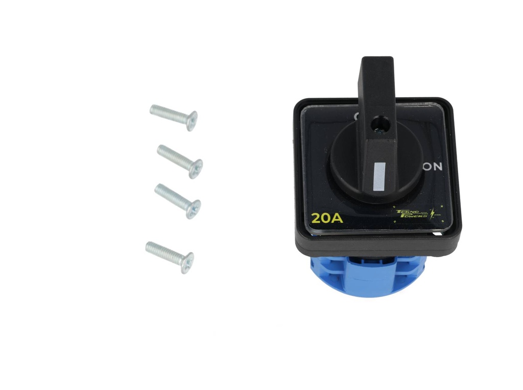 LW26-16-3P — INTERRUPTOR ROTATIVO 20A, 3 POLOS OFF-ON440V, 48X48mm