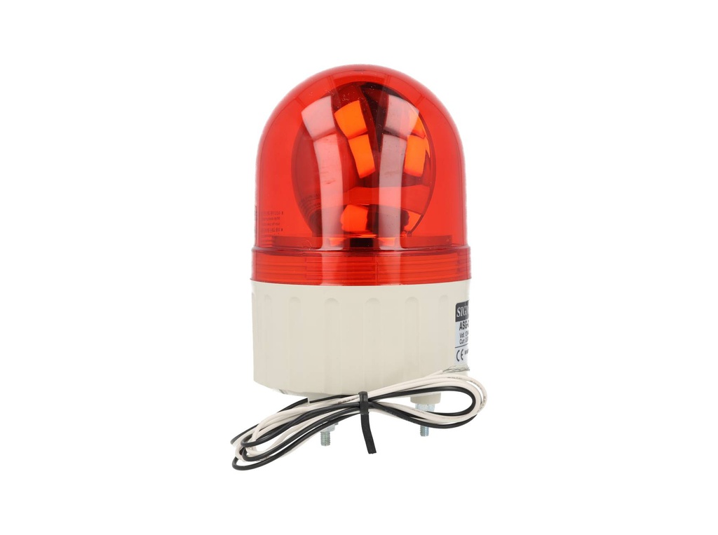 ASG-01-R — FAROLA ROTATIVA 12VCD 86MM ROJA