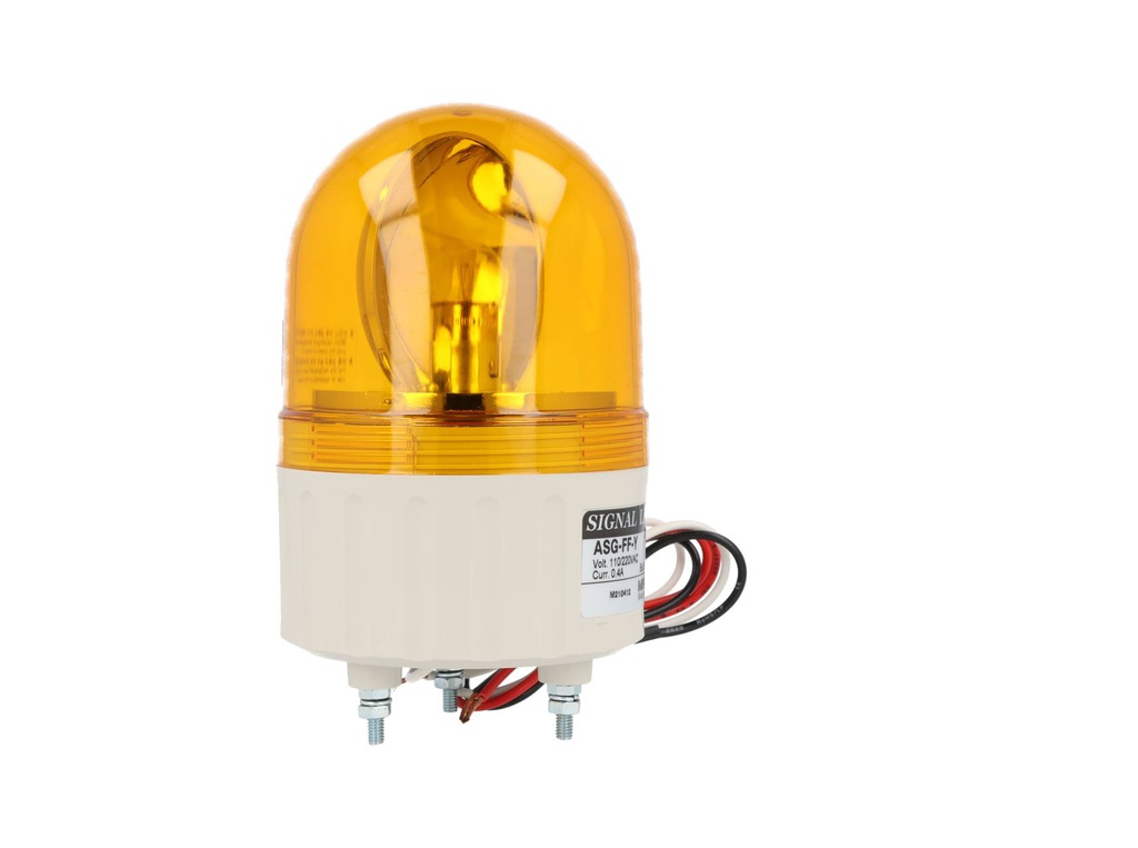 ASG-FF-Y — FAROLA AMARILLA 86MM 110/220VCA
