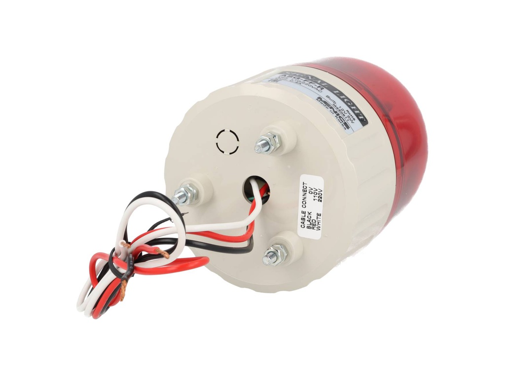 ASG-FF-R — FAROLA ROJA 86MM 110/220VCA