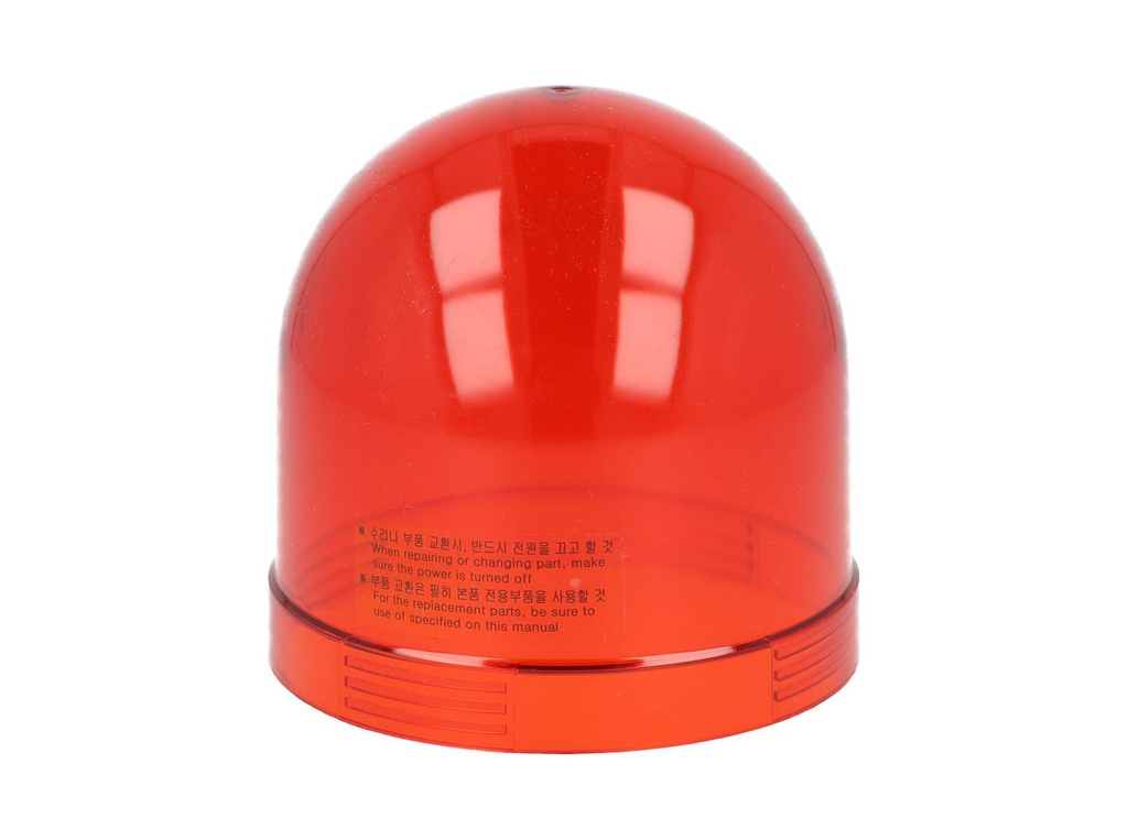 ASG-R — LENTE ROJO P/FAROLA SERIE ASG 86MM