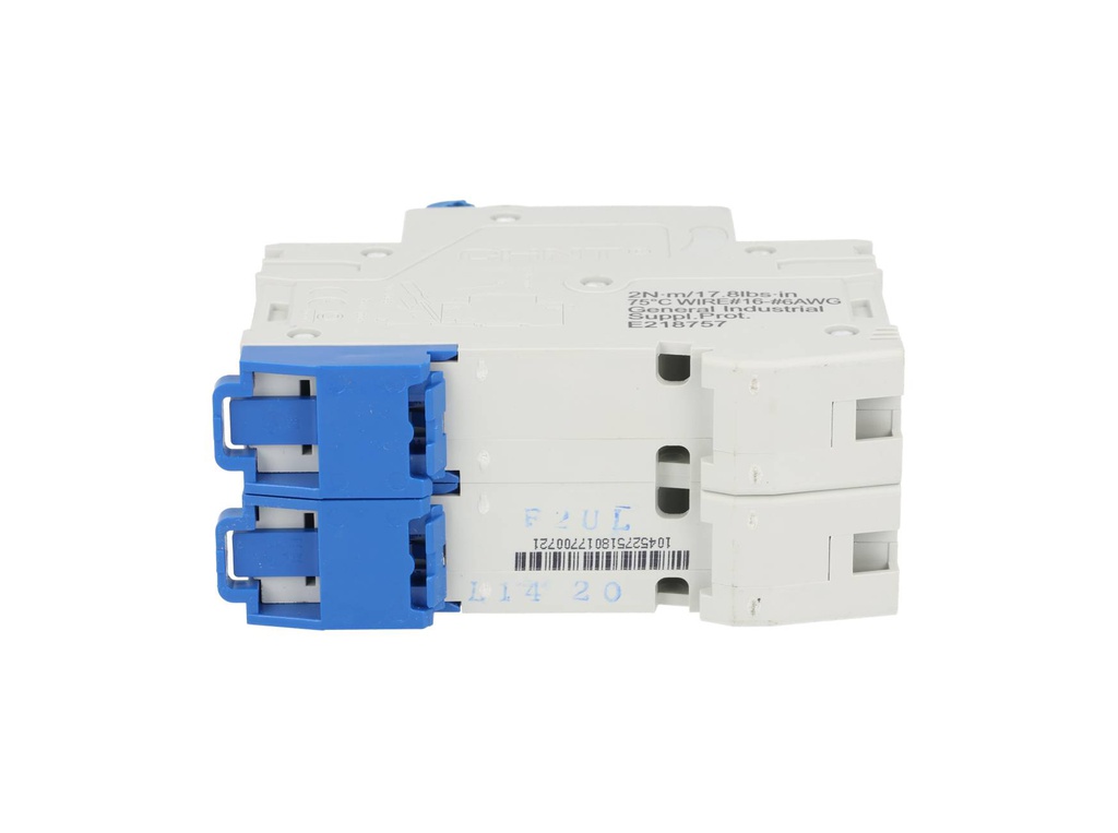 NB1-5KA2PC20 — BREAKER P/RIEL 2X20A 5KA/230V 480VCA