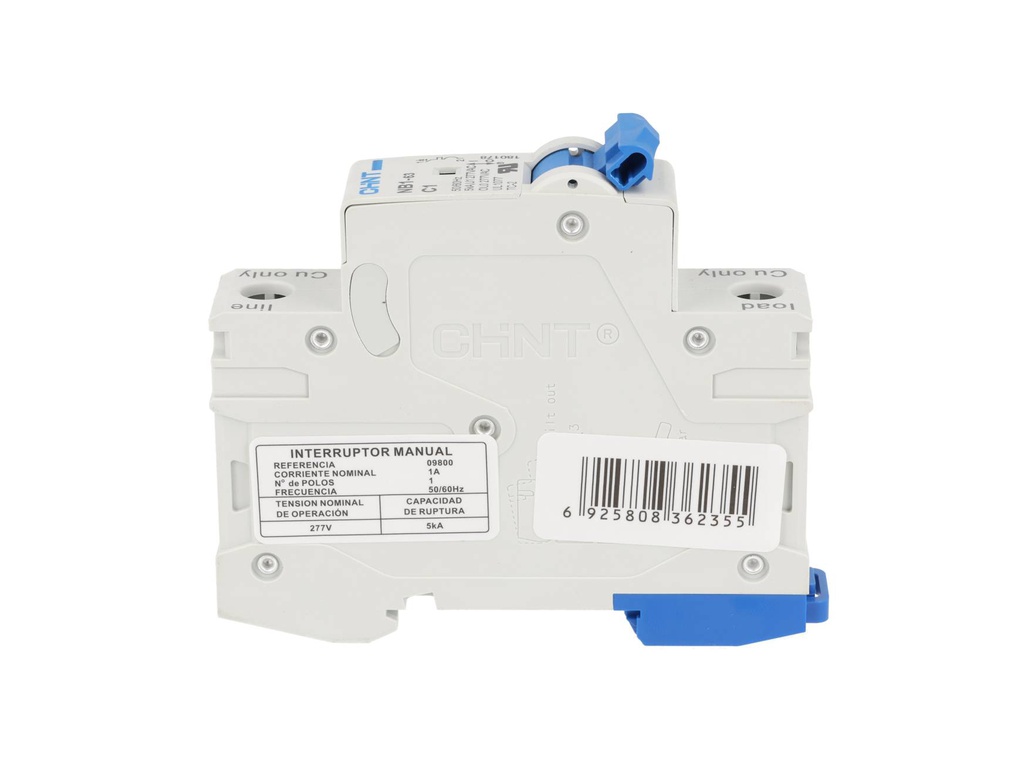 NB1-5KA1PC1 — BREAKER P/RIEL 1X1A  5KA/230V 277VCA