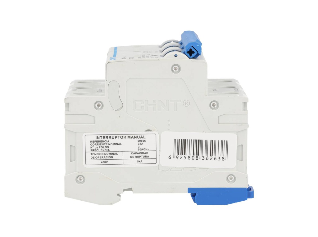 NB1-5KA3PC32 — BREAKER P/ RIEL 3X32A, 5KA, 480VCA