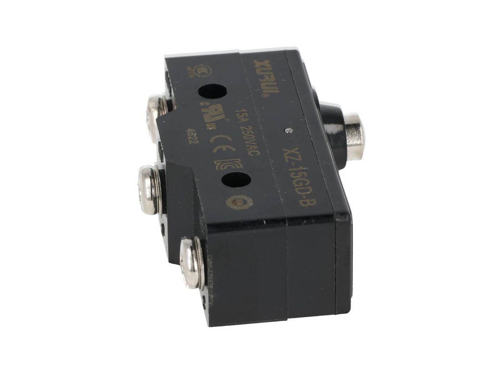 XZ-15GD-B — MICROSWITCH MINIATURA DE BOTON 1NA+1NC, 15A/125V