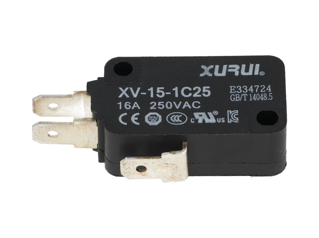 XV-15-1C25 — MICROSWITCH C/PIN DE PRESION 16A 250V