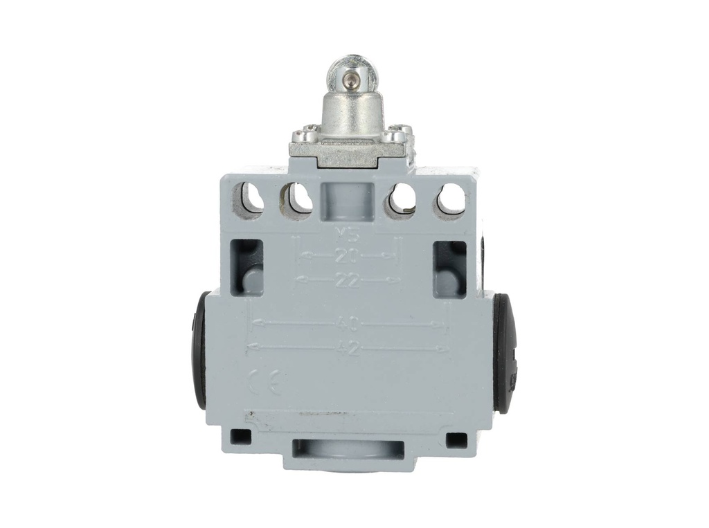 DM1-F12Z11 — MICROSWITCH DE FINAL DE CARRERA ROLDANA, METALICA, 1NA+1NC, 24V/10A, 120V/6A, 230V/3.1A, 240V/3A