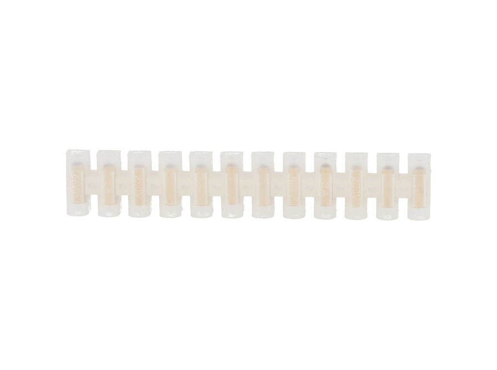 JS-3A — REGLETA DE CONEXION 12POLOS TIPO U  3AMP