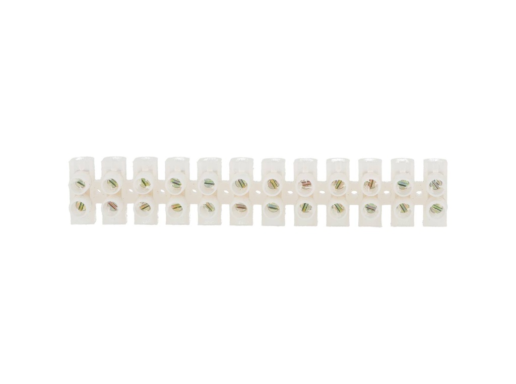 JS-3A — REGLETA DE CONEXION 12POLOS TIPO U  3AMP