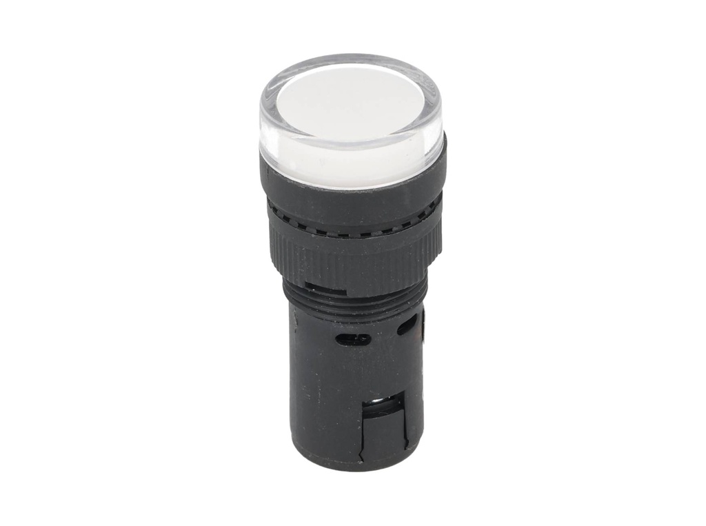 TP-LI16-W — LAMPARA PILOTO LED BLANCO 16mm 220VCA*NO SON A PRUEBA DE EXPLOSION*