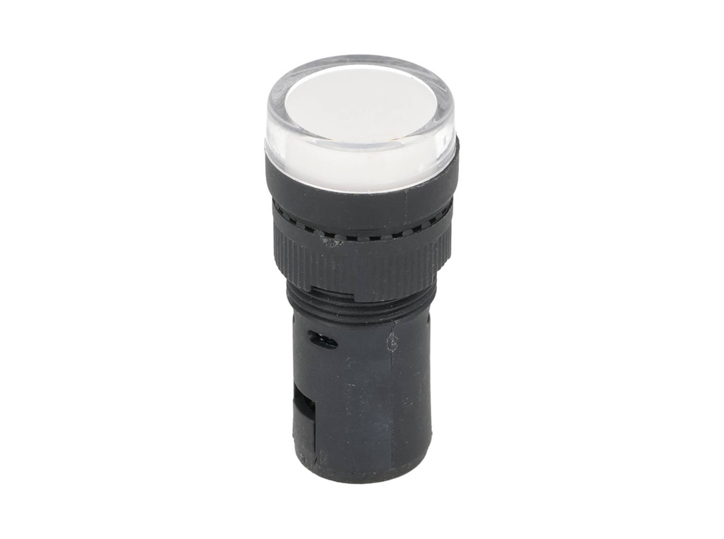 TP-LI16-W — LAMPARA PILOTO LED BLANCO 16mm 220VCA*NO SON A PRUEBA DE EXPLOSION*