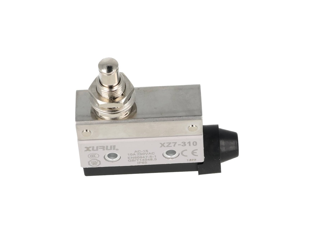 XZ7-310 — MICROSWITCH MINIATURA BOTON GRANDE 1NA+, 1NC, 10A 250V