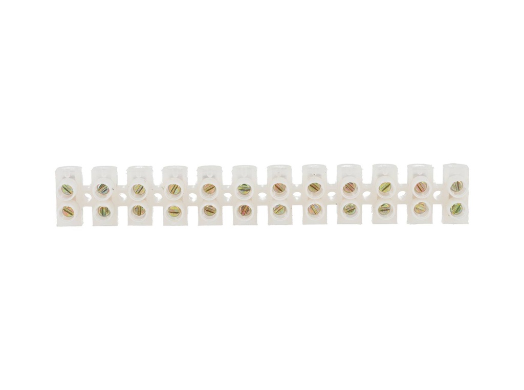 JS-6A — REGLETA DE CONEXION 12 POLOS 6AMP TIPO U