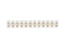 JS-6A — REGLETA DE CONEXION 12 POLOS 6AMP TIPO U