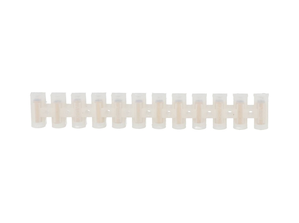 JS-6A — REGLETA DE CONEXION 12 POLOS 6AMP TIPO U