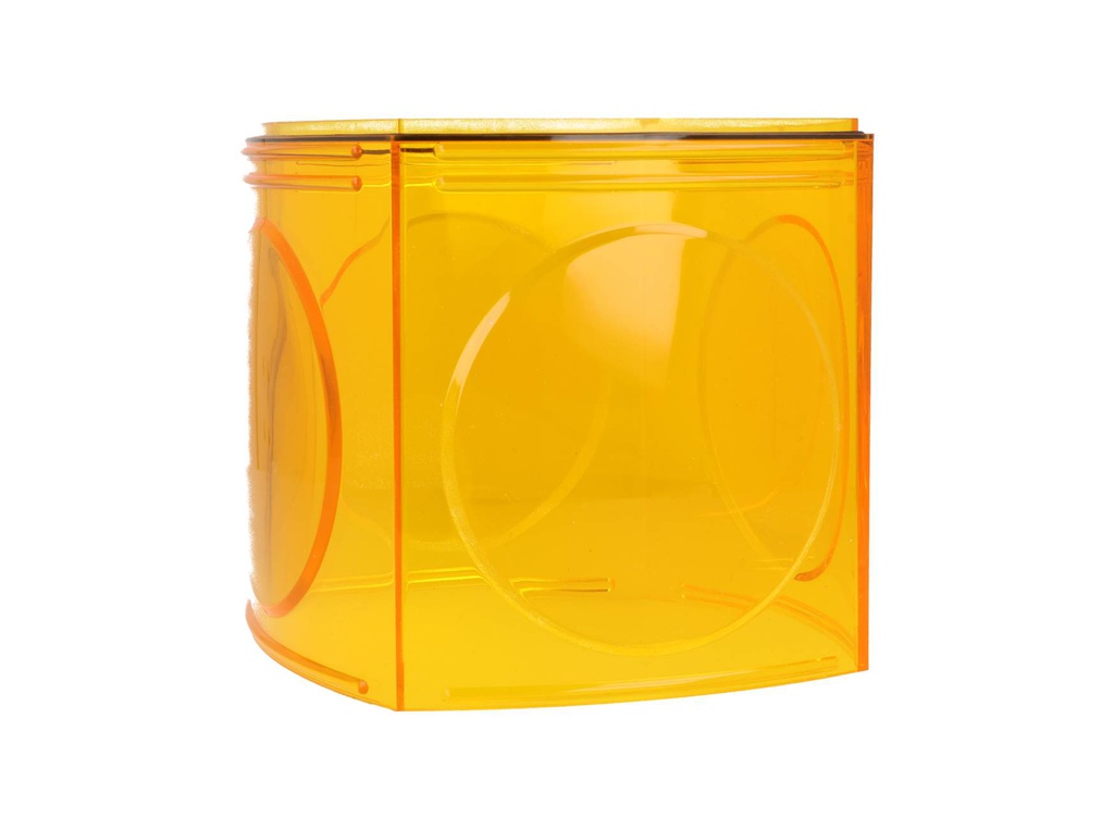 MSGS-Y — LENTE AMARILLO P/FAROLA SERIE MSGS 140MM