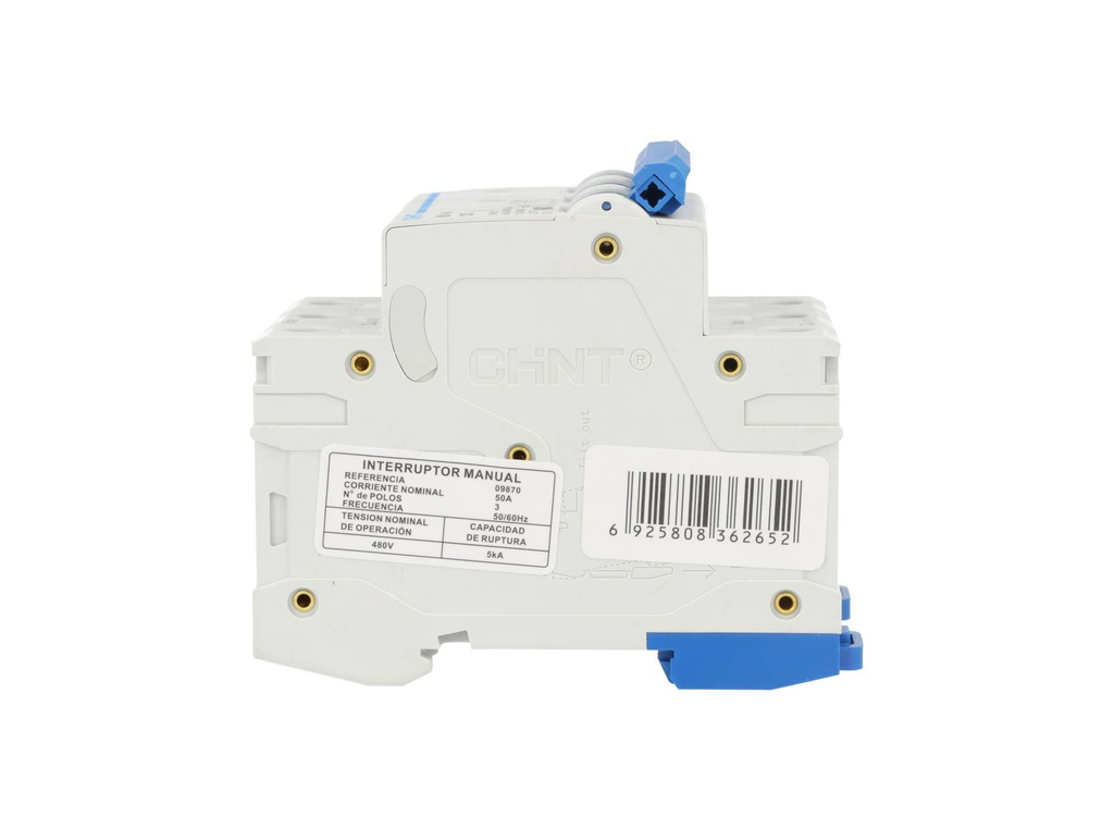 NB1-5KA3PC50 — BREAKER P/RIEL 3X50A,5KA,480VCA
