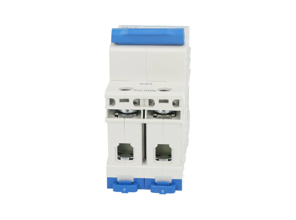 NB1-5KA2PC2 — BREAKER P/RIEL 2X2A  5KA/230V 480VCA