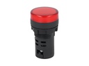TP-LI22-R — LAMPARA PILOTO LED ROJO 22mm 220VCA PLASTICO *NO SON A PRUEBA DE EXPLOSION*