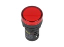 TP-LI22-R — LAMPARA PILOTO LED ROJO 22mm 220VCA PLASTICO *NO SON A PRUEBA DE EXPLOSION*