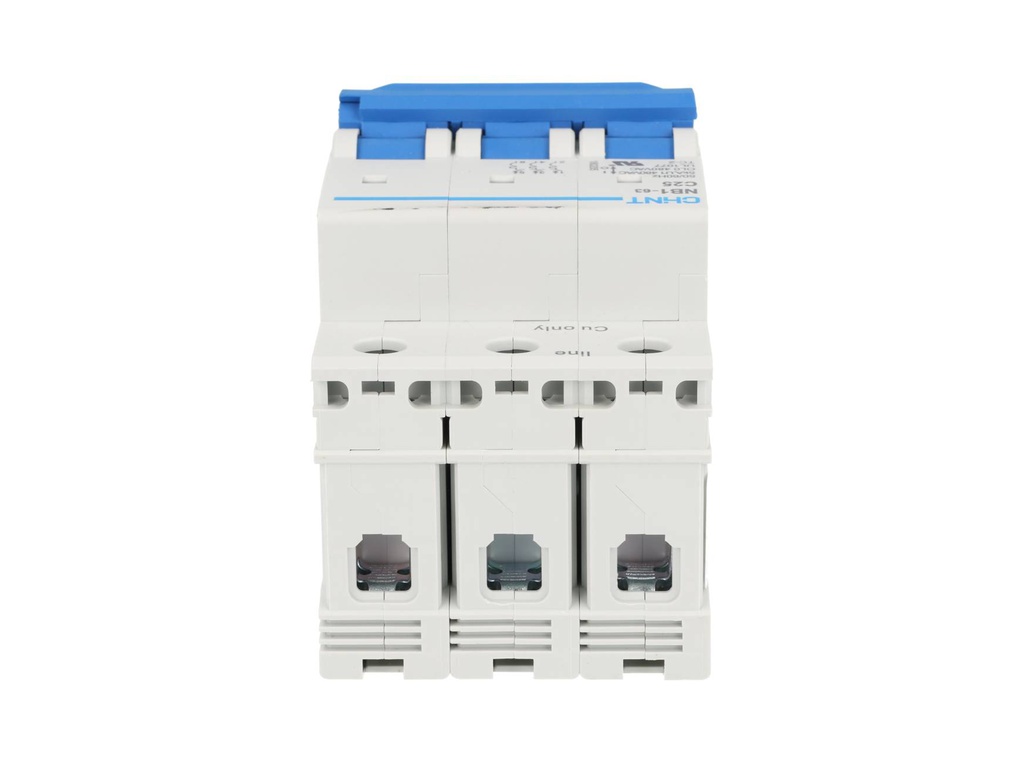 NB1-5KA3PC25 — BREAKER P/RIEL 3X25A, 5KA, 480VCA