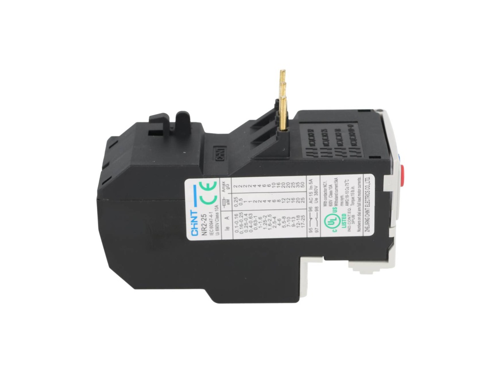 NR2-25-18A — RELE TERMICO DE SOBRECARGA 12-18AMP PARA CONTACTOR SERIE NC1 Y NC2