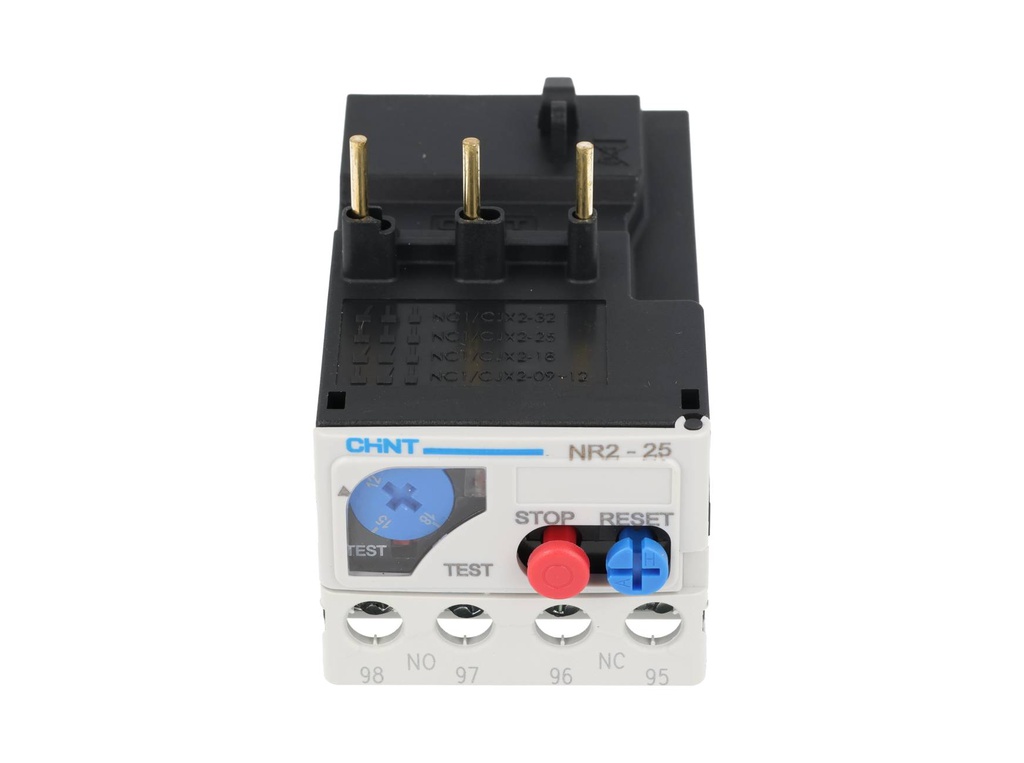 NR2-25-18A — RELE TERMICO DE SOBRECARGA 12-18AMP PARA CONTACTOR SERIE NC1 Y NC2