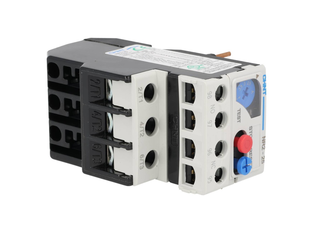 NR2-25-4A — RELE TERMICO DE SOBRECARGA 2.5-4AMPPARA CONTACTOR SERIE NC1 Y NC2