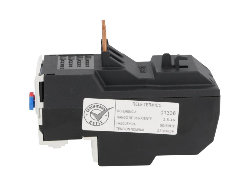 NR2-25-4A — RELE TERMICO DE SOBRECARGA 2.5-4AMPPARA CONTACTOR SERIE NC1 Y NC2
