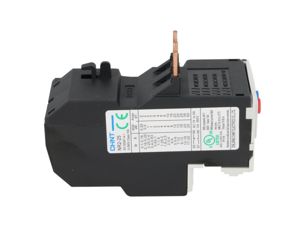 NR2-25-10A — RELE TERMICO DE SOBRECARGA 7-10AMPPARA CONTACTOR SERIE NC1 Y NC2