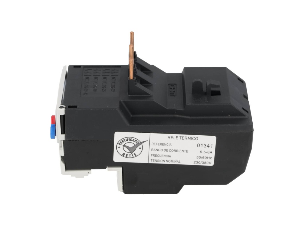 NR2-25-8A — RELE TERMICO DE SOBRECARGA 5.5-8AMPPARA CONTACTOR SERIE NC1 Y NC2