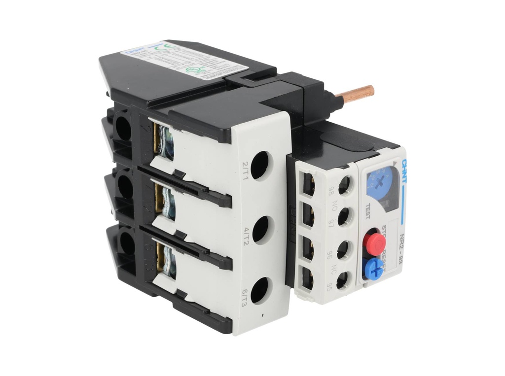 NR2-93-70A — RELE TERMICO DE SOBRECARGA 55-70AMP PARA CONTACTOR SERIE NC1 Y NC2