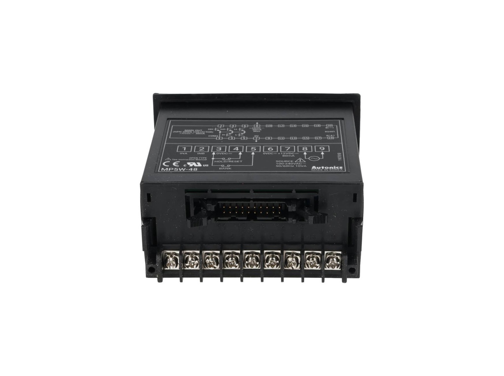 MP5W-48 — TACOMETRO 5DIG. NPN, 100-240VCA, 96X48X102mm.