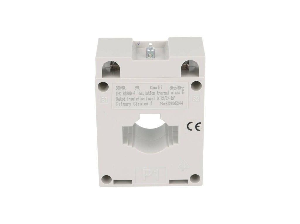 BH5-300-5A — TRANSFORMADOR DE CORRIENTE (DONA) 300/5A, 660V DIAMETRO 23mm, VENTANA 11X30.5mm