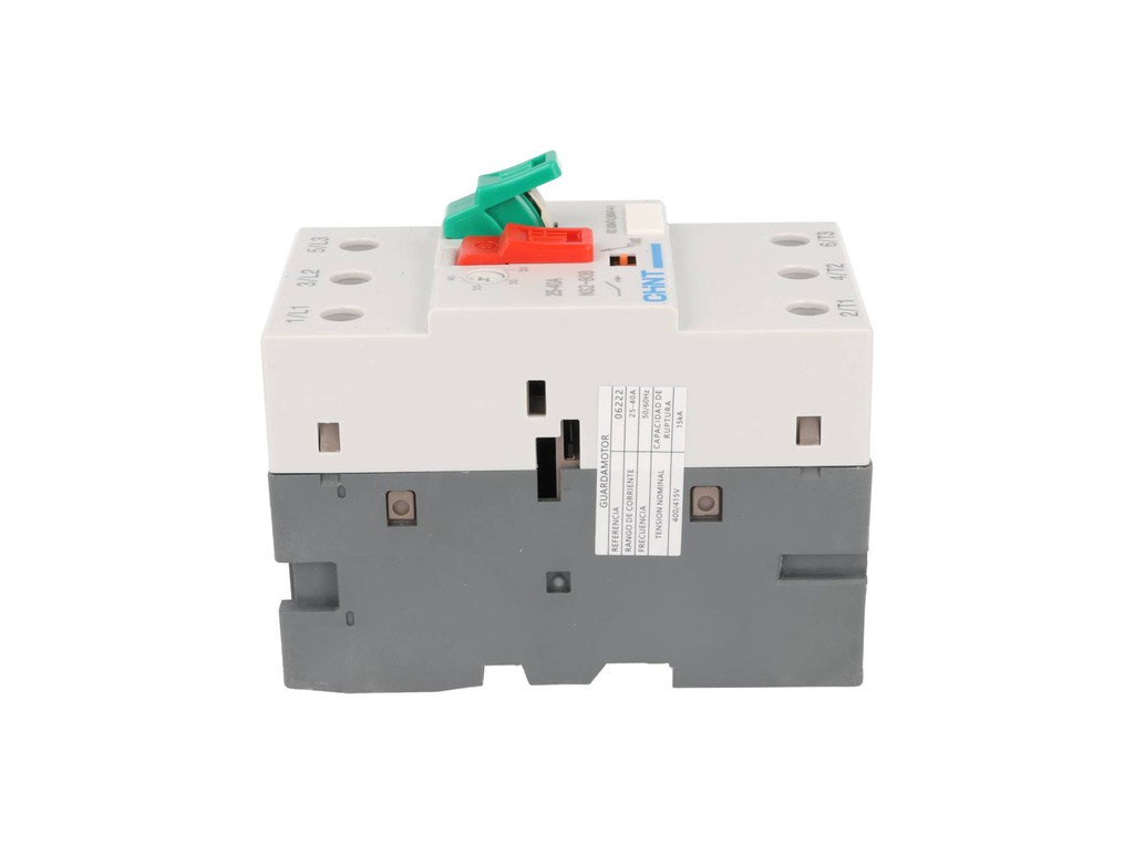 NS2-80B-25-40A — GUARDAMOTOR 25-40A, TEMP. 5°C~+40°C, 230/240, 400/415V DE OPERACION 15KA 230/240V DE RUPTURA GRADO III.
