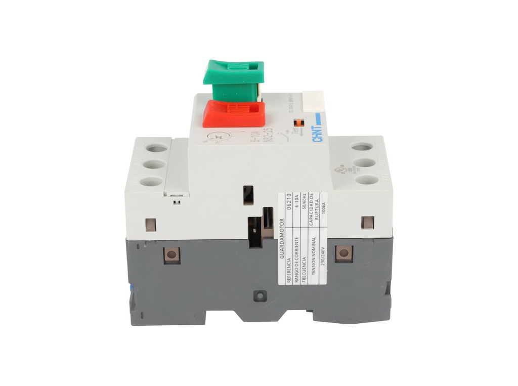 NS2-25-6-10A — GUARDAMOTOR PULSADOR DE 6-10A, 230/240, 400/415, 440, 500, 690V DE OPERACION, 100KA 230/240V DE RUPTURA, GRADO III