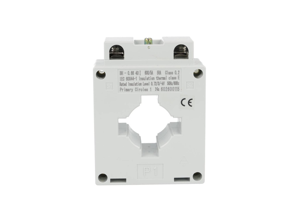 BH2-600-5A — TRASNFORMADOR DE CORRIENTE (DONA) 600/5A, 660V, DIAMETRO 31mm, VENTANA 11X42mm