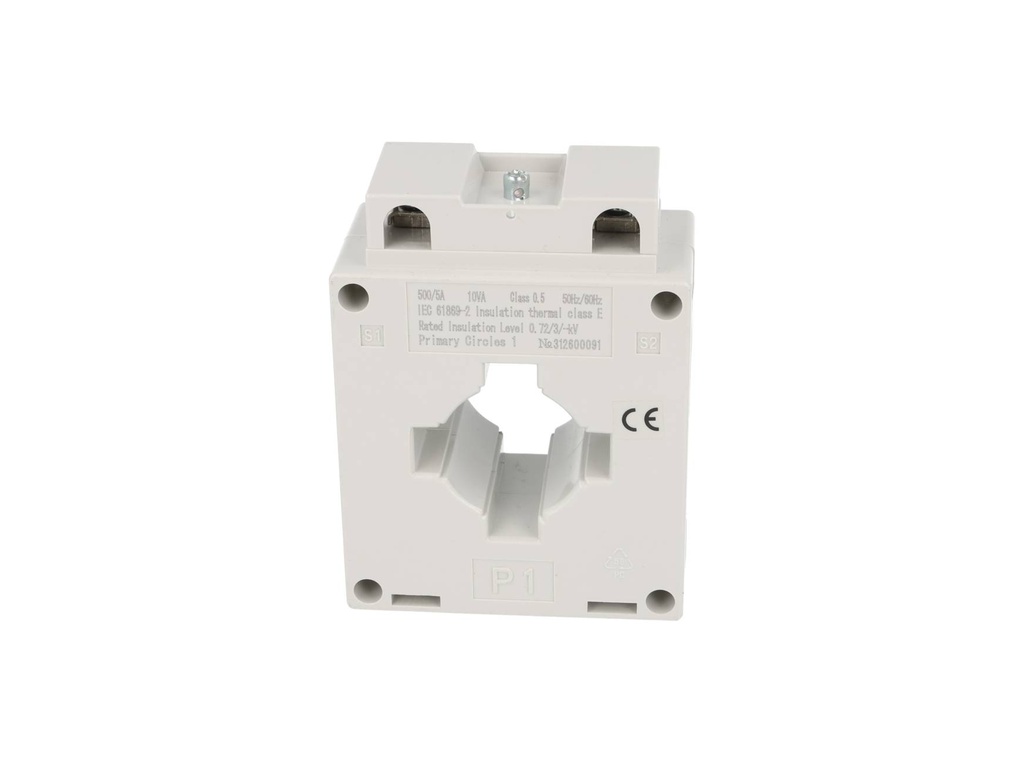 BH5-500-5A — TRANSFORMADOR DE CORRIENTE (DONA) 500/5A, 660V, DIAMETRO 31mm, VENTANA 11X42mm