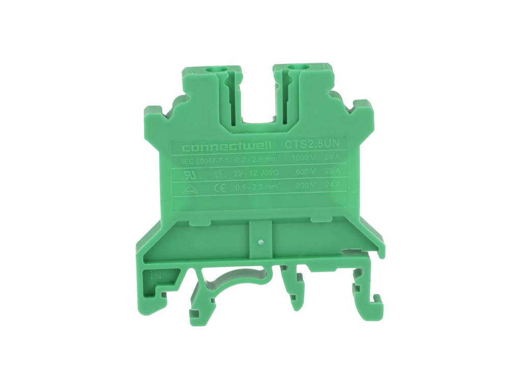 CTS2.5U-N/G — CLEMA TERMINAL 25 AMPS VERDE