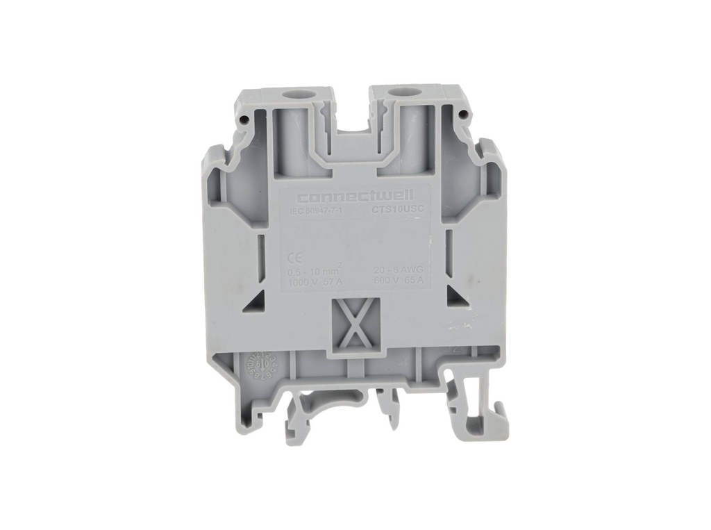 CTS10USC — CLEMA CON RESORTE 1000V,57A 62X52X10MM