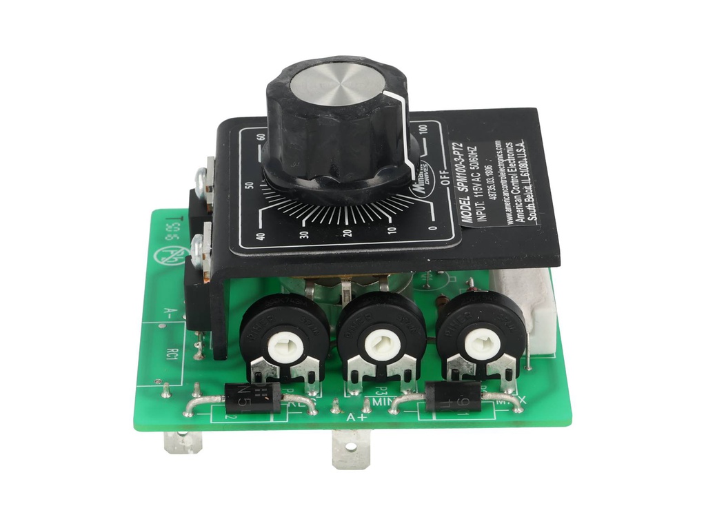 SPM100-3-PT2 — TARJETA CONTROL CD 1/50-1/8HP 115VCA (# ANTERIOR SQ16U) 