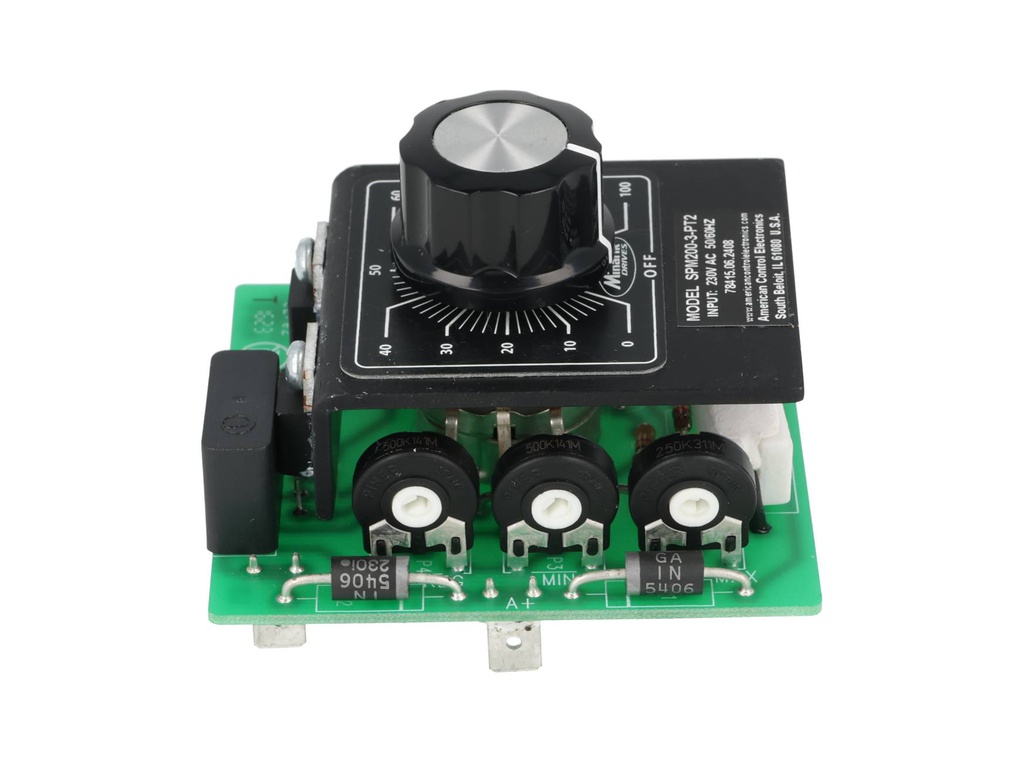 SPM200-3-PT2 — TARJETA CTRL.CD 1/50-1/4HP 230VCA (3 A, P.) (# ANTERIOR SQ216U) 