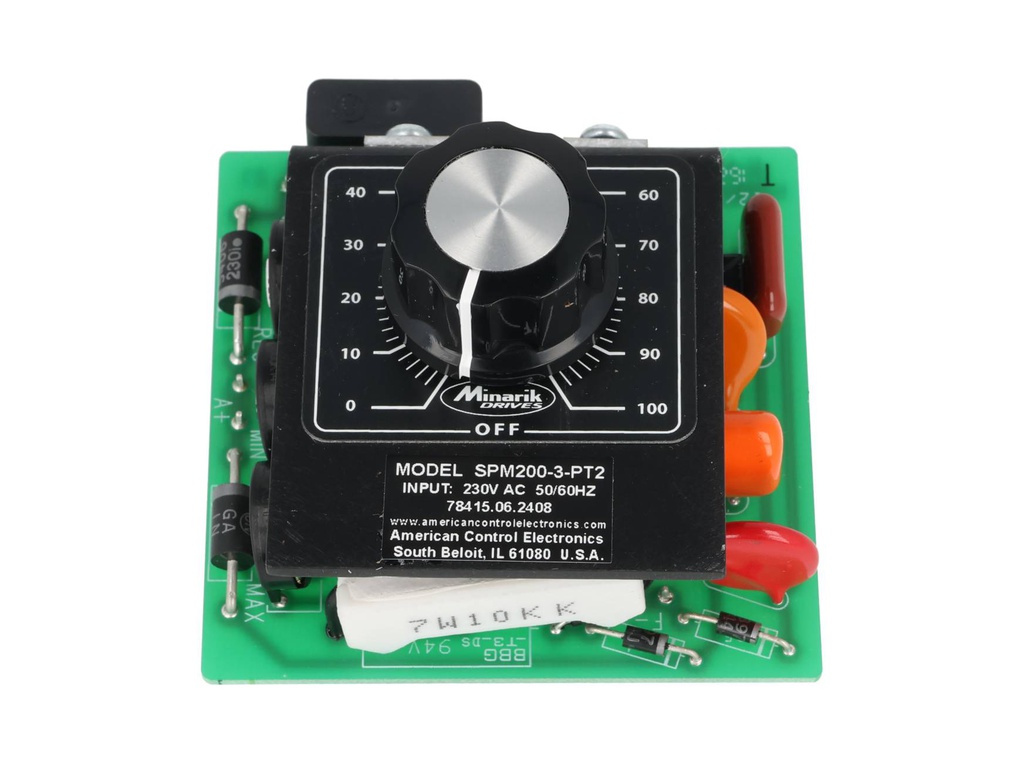 SPM200-3-PT2 — TARJETA CTRL.CD 1/50-1/4HP 230VCA (3 A, P.) (# ANTERIOR SQ216U) 
