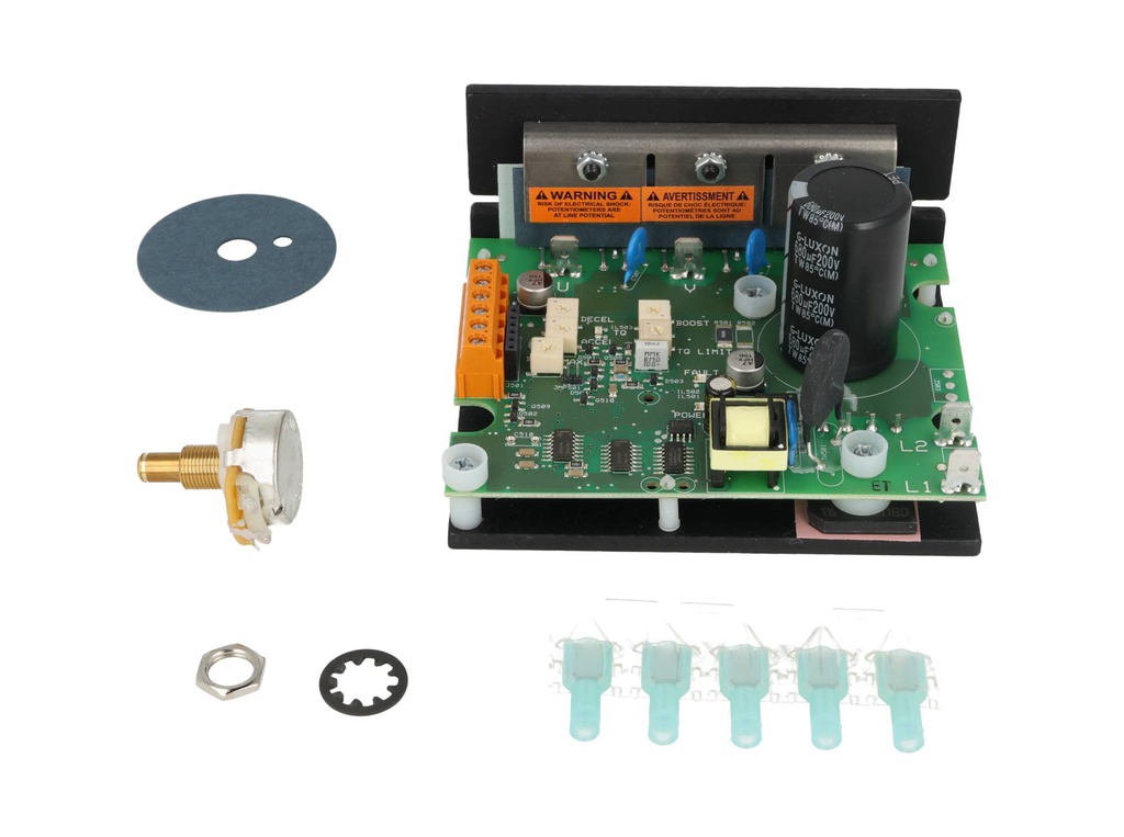 VFD100-2.4 — VARIADOR DE FRECUENCIA115VCA 1/4HP 1FASE, SALIDA0-115VCA 2.4AMP. (# ANTERIOR VFD02-115AC) 