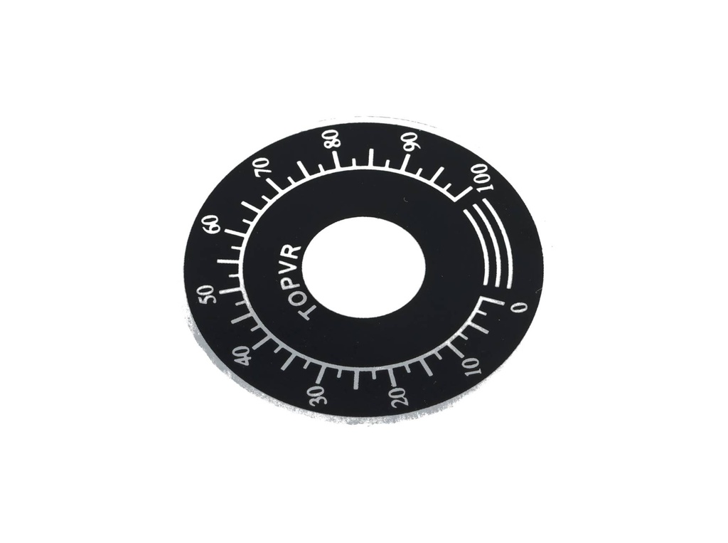 110-0038-mmREG — DIAL 100-0-100 ACERO INOXODABLE PARA CONTROL REGENERATIVO