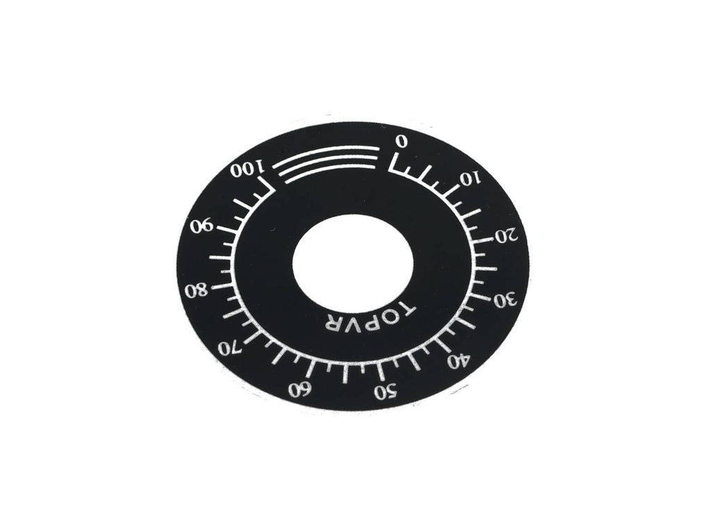 110-0038-mmREG — DIAL 100-0-100 ACERO INOXODABLE PARA CONTROL REGENERATIVO
