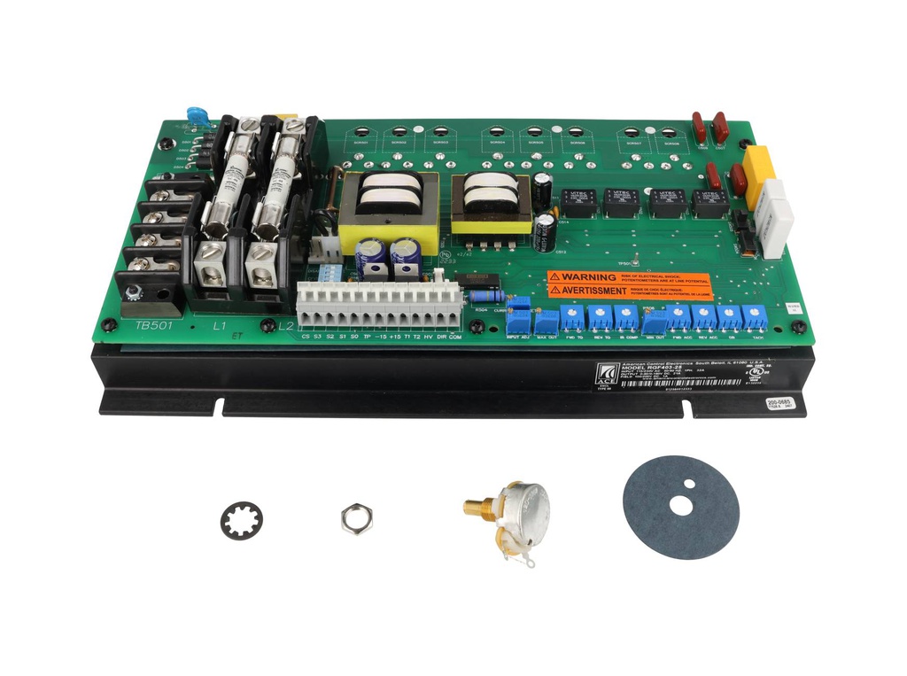 RGF403-25 — TARJETA CONTROL CD REGENERATIVA 2-5HP, 115/230VCA.ENTRADAS AISLADAS DE SEÑAL (4Q)  (# RG5500U) 