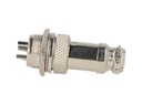 TP-GX16-3P — CONECTORES (PAR GX16 3 PIN MACHO/HEMBRAPARA PANEL Y EXTENCION 7A/125VCA 16mm