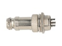 TP-GX16-3P — CONECTORES (PAR GX16 3 PIN MACHO/HEMBRAPARA PANEL Y EXTENCION 7A/125VCA 16mm