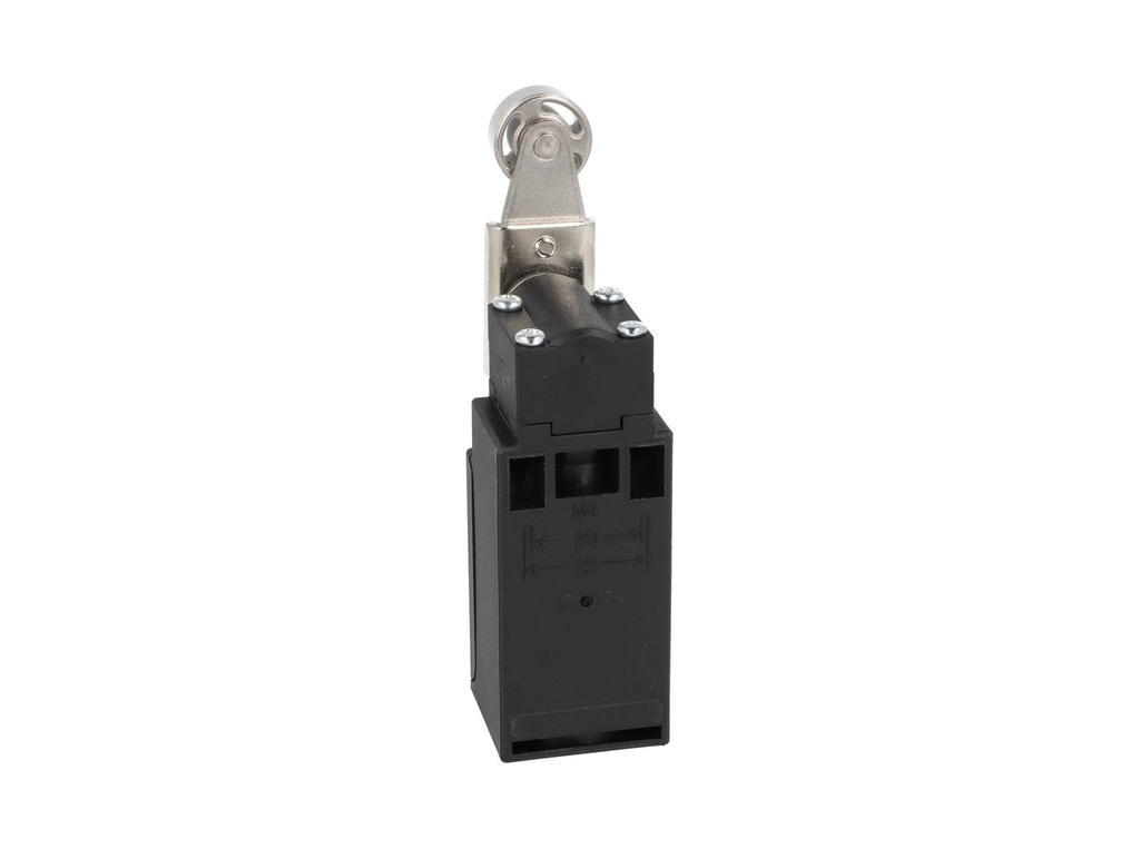XZ-9108 — MICROSWITCH PALANCA METALICA AJUSTABLE Y, ROLDANA METALICA 1NA+1NC 10A